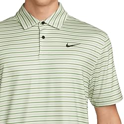 Nike Men's Dri-FIT Tour Golf Polo Sea Glass | Black