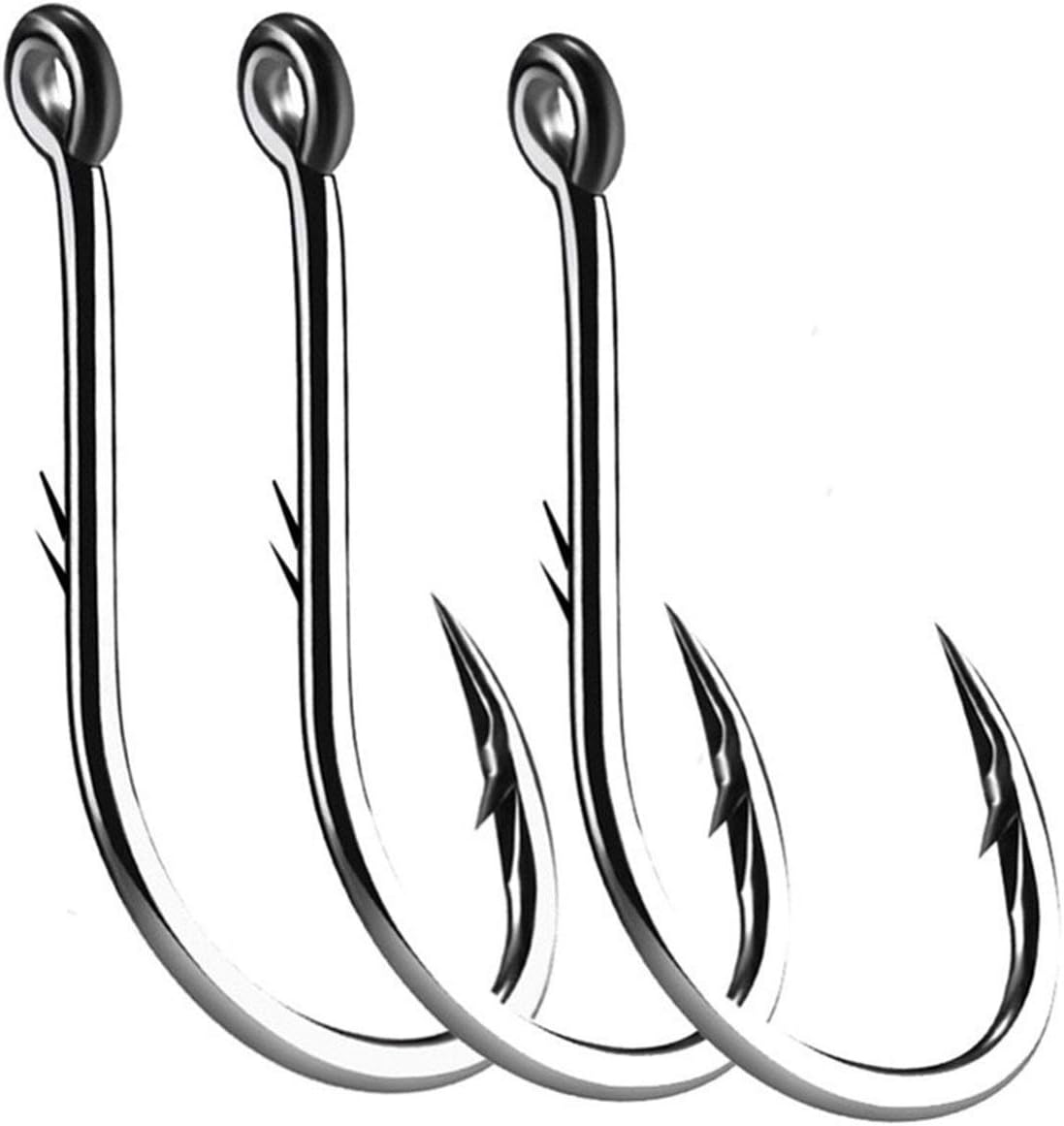 Amazon Com Kkaamynd Fishhooks 50pcs Circle Carp Eyed Fishing Hook Size 12 9 6 4 1 1 0 2 0 3 0 4 0 5 0 Ring Eye Japan Fishhook Color 9 Home Kitchen