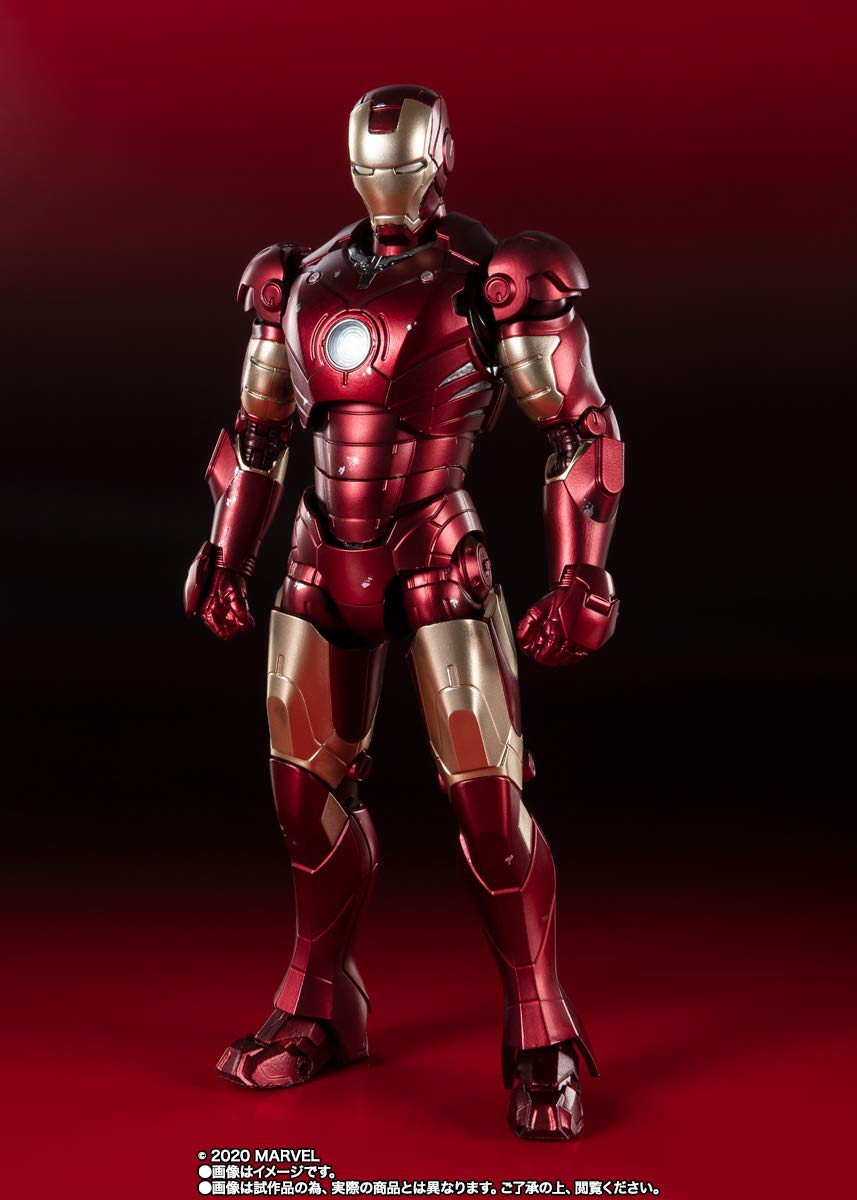 SHF アイアンマン マーク3 (Birth of Iron Man) S.H.Figuarts Iron Man Mark 3 Birth of Iron Man Action Figure