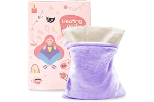 Herb Life Microwavable Heating Pad, Natural Clay, Pain Relief, Whole Body, Purple, Classic Style