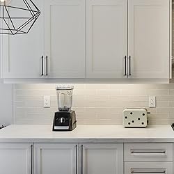 Amerdeco 10 Pack Matte Black Cabinet Pulls 10