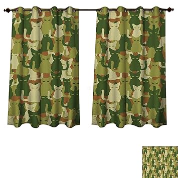 Amazon Com Rupperttextile Camo Blackout Curtains Panels For