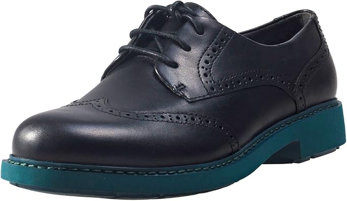 teal brogues