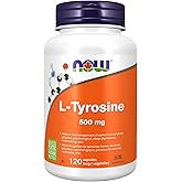 NOW Supplements, L-Tyrosine 500 mg, Supports Mental Alertness, Neurotransmitter Support, 120 Capsules