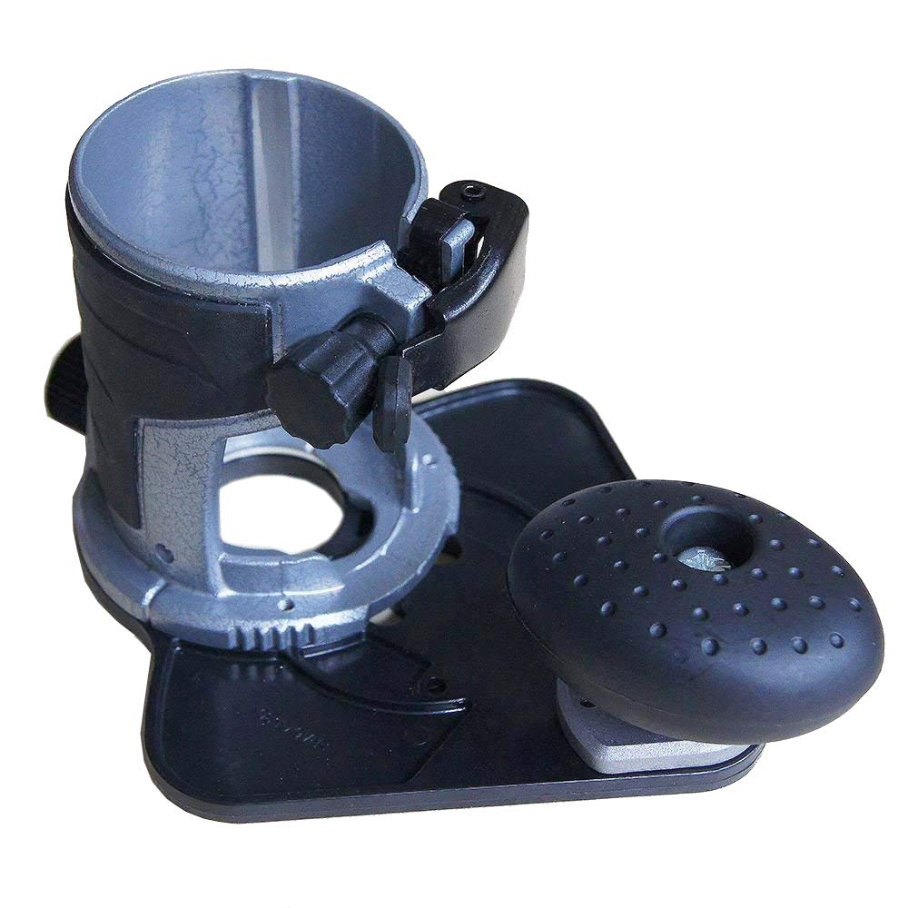 KATSU Trimmer Router Offset Base, Fully Adjustable, for Electirc or Cordless Wood Hand Routers SP10174816