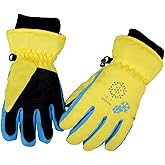 Azarxis Kids Children Ski Gloves Winter Snow Gloves Waterproof Winter Warm Glove for Snowboarding, Sledding