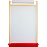 Flipside Products Magnetic Dry Erase Wall Easel w/Tray And Paper Roll, Mount On Wall, Whiteboard, Drawing and Notes