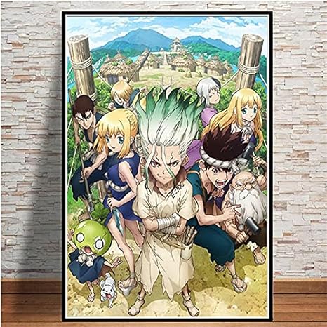 Amazon Co Jp アニメダイヤモンド絵画北欧キャンバス絵画ポスター印刷アニメ写真家の装飾リビングルーム現代アートワーク Square30x40cm ホーム キッチン