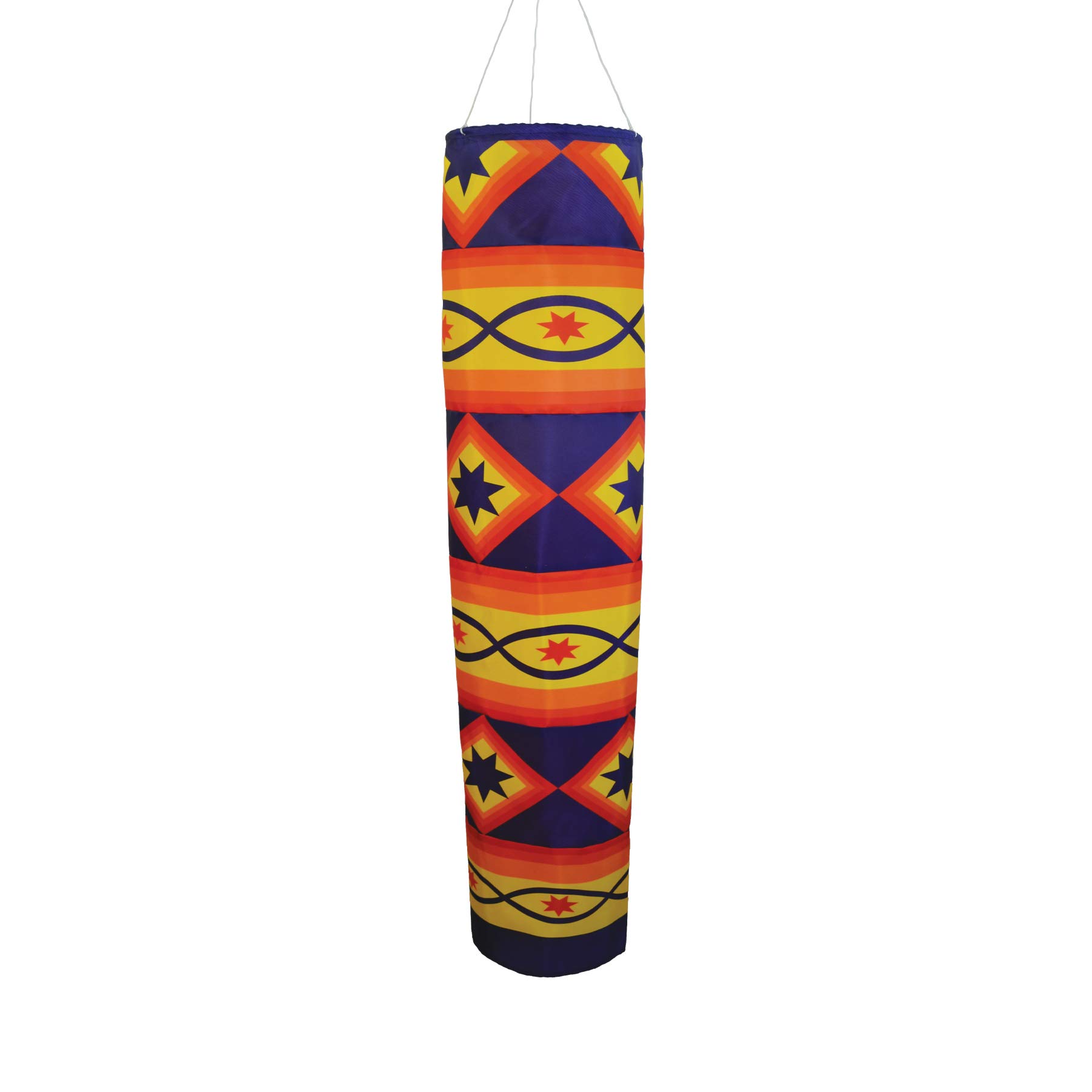 In the Breeze 5166 Sunset 41-Inch Cone Windsock-Colorful, Large Hanging Decoration