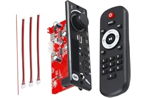 WANSUPYIN 160W Bluetooth 5.0 Amplifier Board, Audio Amp Board MP3 Decoder Board FM Audio Microphone Player