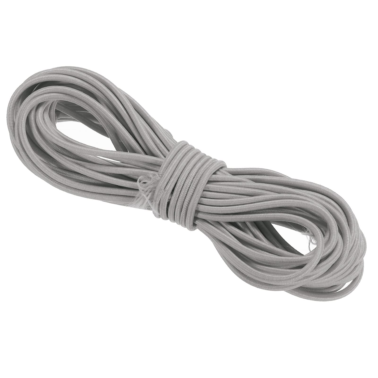 PATIKIL Bungee Cord Elastic Cord Heavy Stretch String Rope 3mm 11 Yards(10m) Grey for Crafting DIY Sewing Hook Straps Camping Tie Down Strap โ image 1