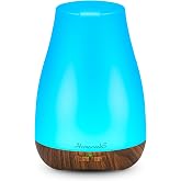Homeweeks Essential Oil Diffuser for Room 100 ML 1 Pack | Aromatherapy Scent Diffuser Adjustable Mist Mode, Cool Mist, Auto Off Ultrasonic Aroma Fragrance Diffuser for Bedroom Office