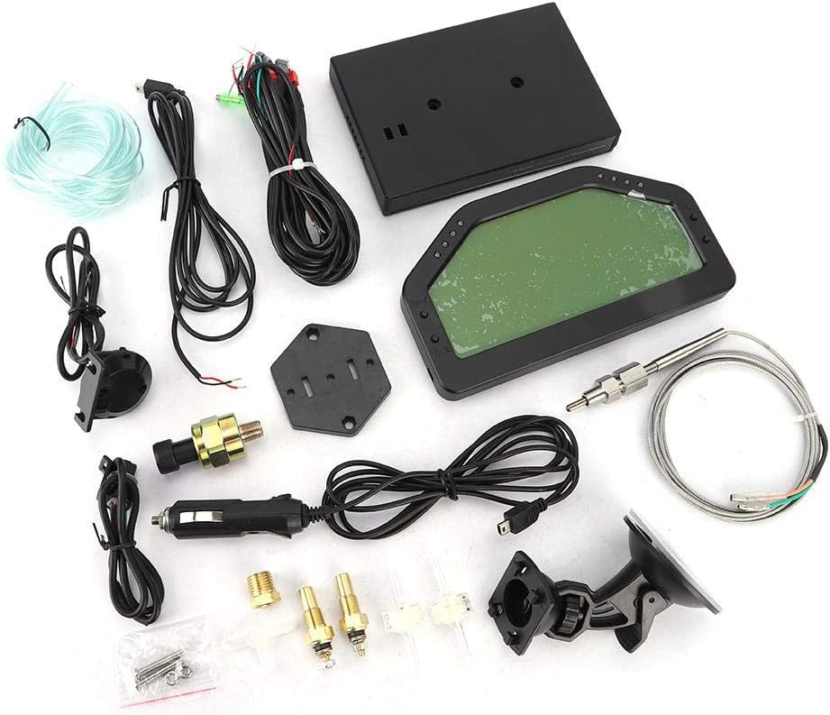 Car Race Dash Dashboard LCD Display Bluetooth Sensor Dash Board LCD Gauge Meter Universal for 12V Car