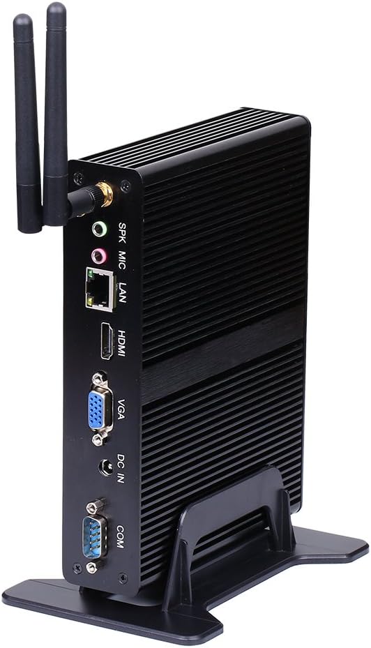 HUNSN Fanless Mini PC, Desktop Computer, HTPC, Nano Kodi Box, Intel Celeron N2920 N2940, BM10, 2 x COM, VGA, HDMI, USB3.0, 4 x USB2.0, LAN, Barebone, NO RAM, NO Storage, NO System