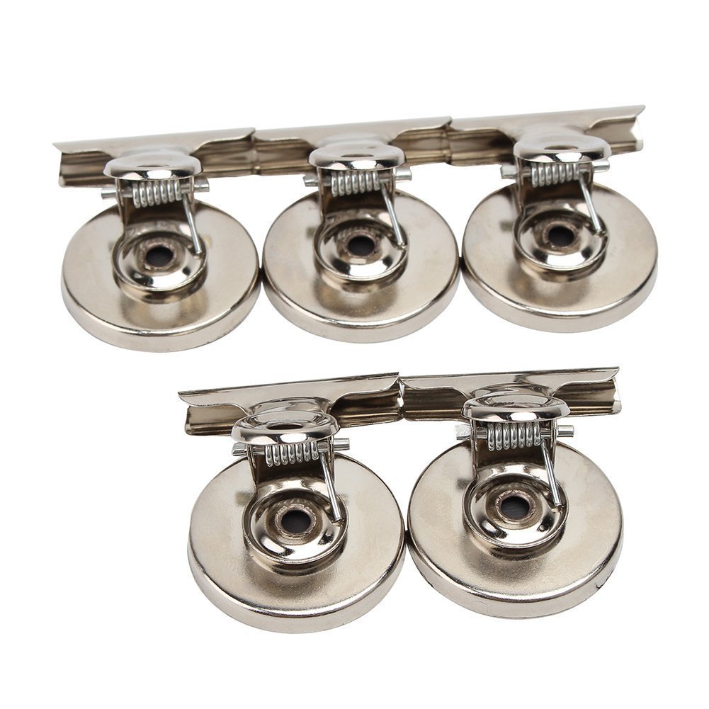 SODIAL 5 piezas iman de nevera Clips mensaje nota titular agarre ...