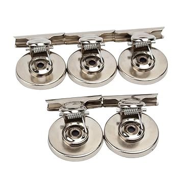 REFURBISHHOUSE 5 piezas iman de nevera Clips mensaje nota titular ...