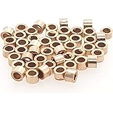 50pcs 14/20 Yellow Gold Filled Tube Crimp Beads, 1 X 1.6MM, by CRAFT WIRE