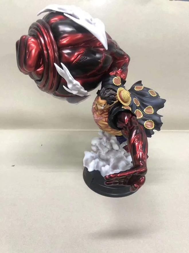 Animation Art Characters Megahouse One Piece P O P Pop Genuine Monkey D Luffy Gear 4 Snakeman Figure Collectibles