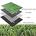 PET GROW 6'x8 Pet Pad Artificial Realistic & Thick Fake Mat for Outdoor Garden Landscape Dog Synthetic Grass Rug Turf, 6' x 8', Green
