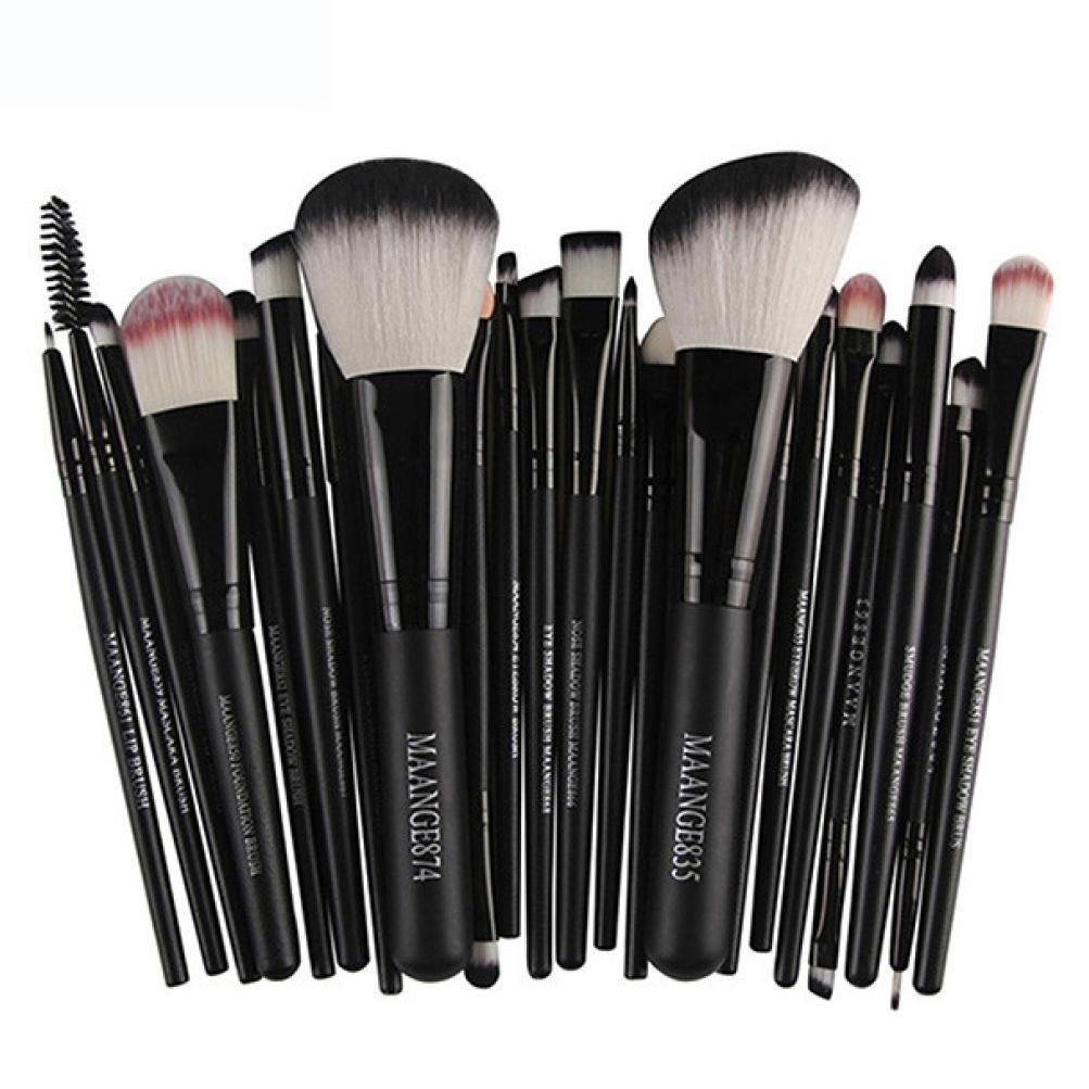 Han Shi Brushes, Fashion 22pcs Cosmetic Makeup Brush Set Lip Blusher Eye Shadow Brushes Kit