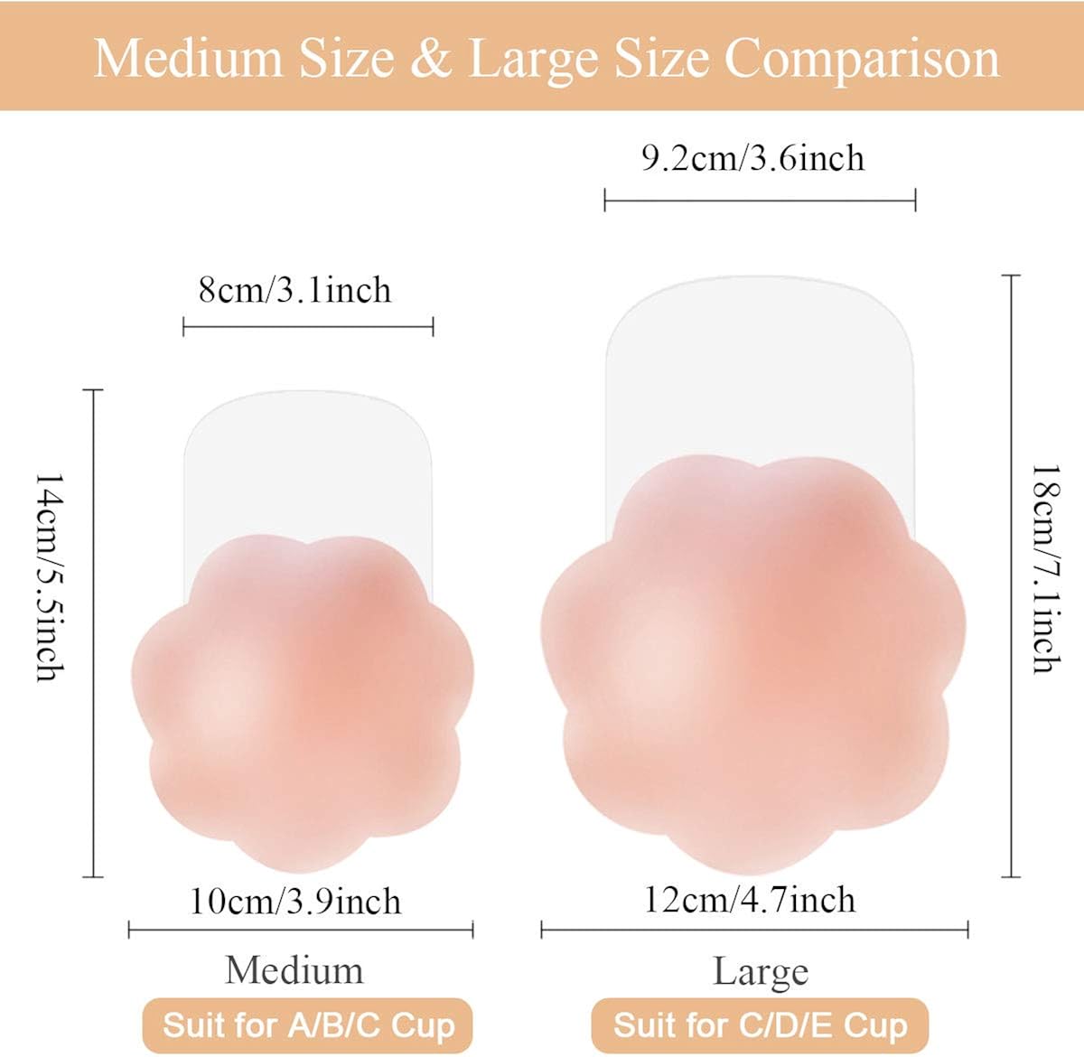 Melliex Nipple Cover Silicone Gel Breast Sticker Women S Bra Nipple Cover Self Adhesive Push Up Reusable Dresses And Swimwear Amazon De Bekleidung