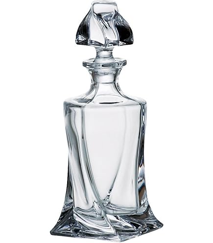 Amazon.com | Crystalex Bohemia Quadro Liquor/Vodka Set, 1 Bohemian