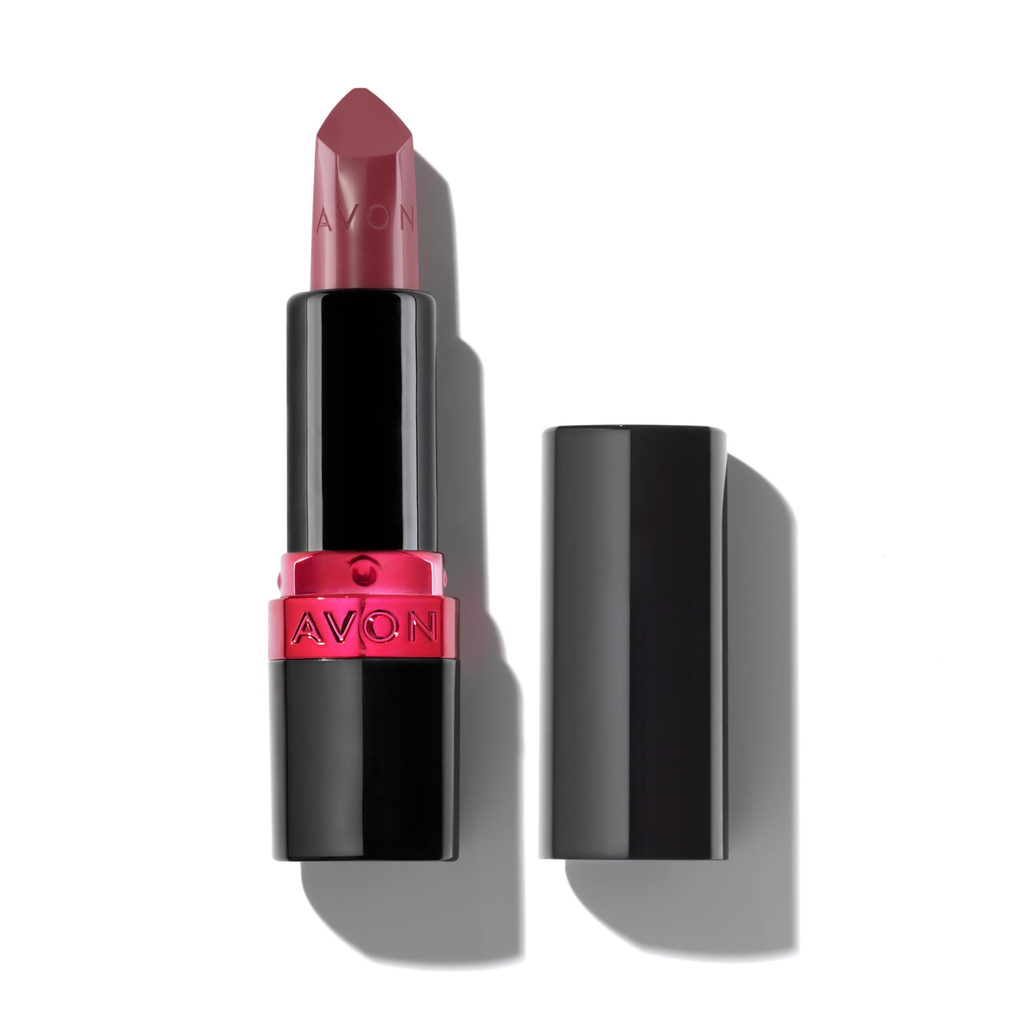 Avon Ultra Creamy Satin-finish Lipstick Toasted Rose with Vitamin E, Avocado Oil and Jojoba Oil for a Creamy and Comfy Feel, Rich Colour and Full Coverage, Cruelty Free