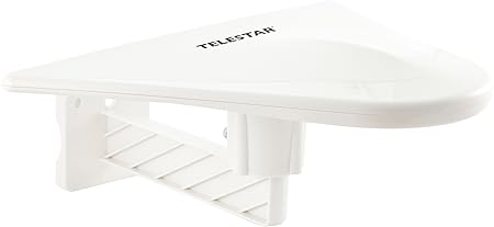 Telestar 5102220 ANTENNA 10 aktive Aussenantenne (DVB-T/DVB-T2, FullHD, Verstärkung: 51 dB, LTE Filter) weiss