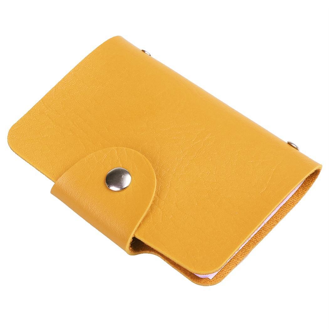 Kirken Unisex PU Leather 24 Cards Slots Purse Wallet Pocket Case ID Credit Card Holder Bag Wallets