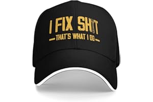 bamgen I Fix Shit Cap That's What I Do Baseball Hat Black