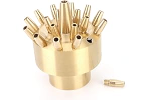 HONGZER Fountain Nozzle Head, DN40 Female Thread Fountain Nozzle Scattering Landscape Spray Head, Water Fountain Nozzle