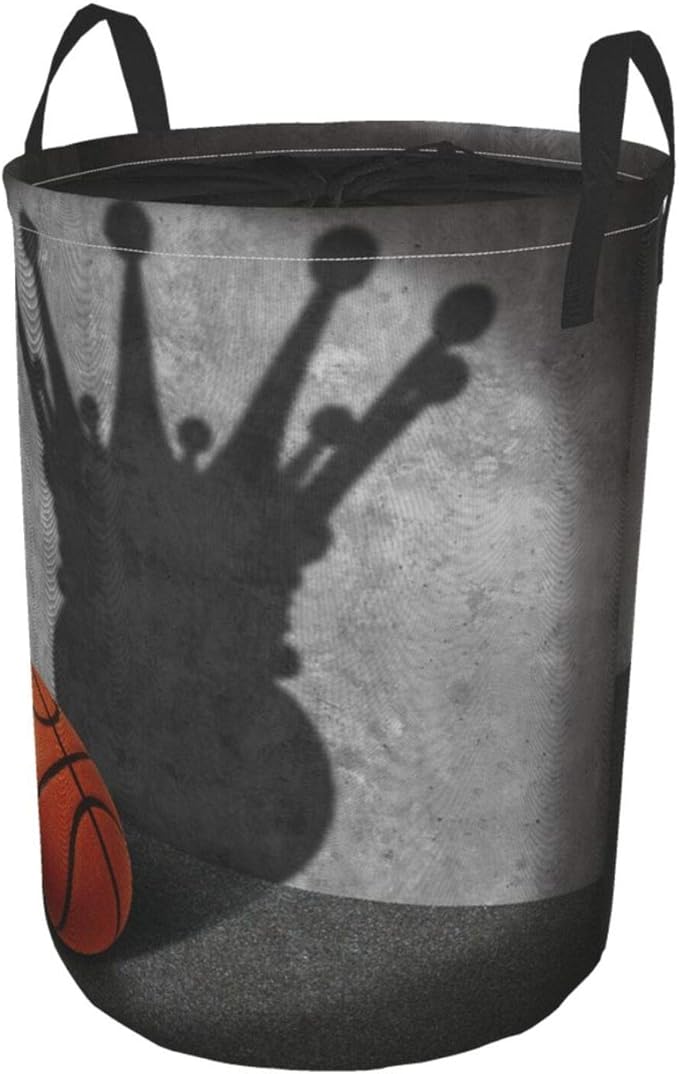 Plegable Grande Cesto de Ropa Sucia,Campeón de baloncesto y concepto de