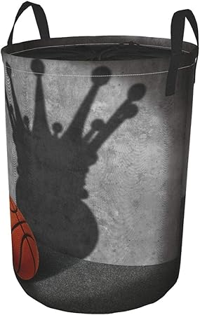 Plegable Grande Cesto de Ropa Sucia,Campeón de baloncesto y concepto de