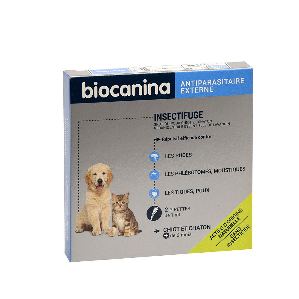 Buy Biocanina Insectifuge Naturel Spoton Chiots Et Chatons 2 Pipettes 1 Ml Online At Low Prices In India Amazon In