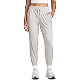 CRZ YOGA Cloud Jersey Joggers Sweatpants Women 25" Capri Casual Lounge Pajama Workout Sweat Pants with Pockets
