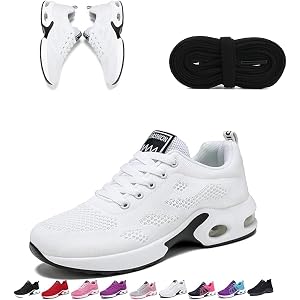 12 Hour Shift Shoes, Unisex Couple Work Shoes for Men Women, Orthopedic Air Cushion, Wide Toe Box, Non-Slip Breathable Lightw