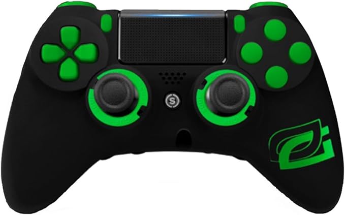 Amazon スカフ インパクト Scuf Impact Optic Stealth 緑 Ps4 Pc 対応 コントローラー 背面パドル Emr付 トリガーシステム機能付 ミリタリーグレードグリップ オリジナルemr紛失保証付 コントローラー ハンドル ジョイスティック