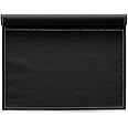 MY DRAP Washable And Reusable Cloth Placemat - 17.7 x 12.6 in (12 Per Roll, Cotton Black)