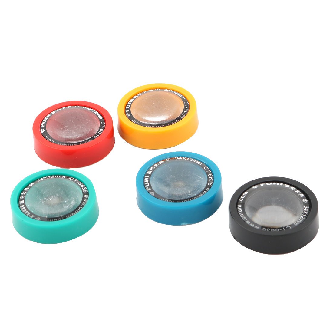 sourcingmap 5pcs Oficina de nevera de plástico Cáscara Pizarra ...