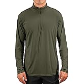Reel Life Men's Jax Beach - Quarter-Zip Long Sleeve, Sun Shirts for Men, UPF 50+, Quick-Dry, Lightweight UV Shirts for Men