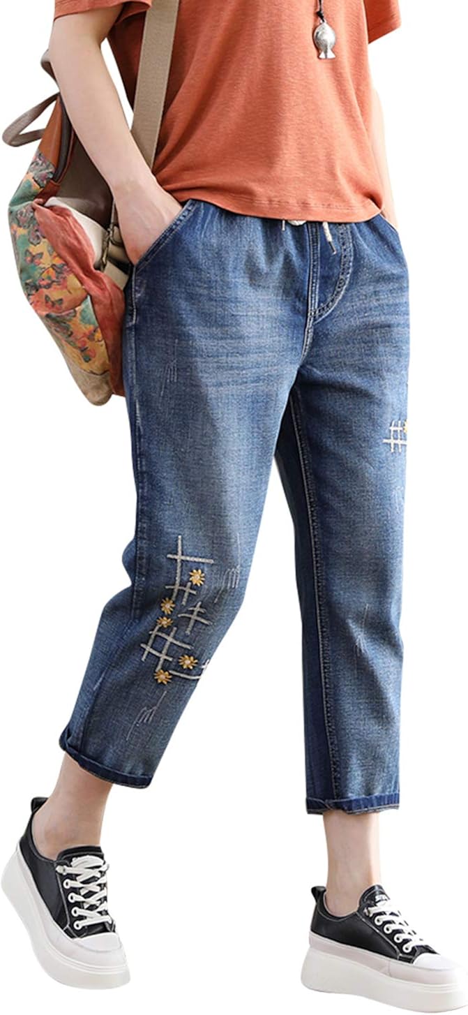 loose denim jeans