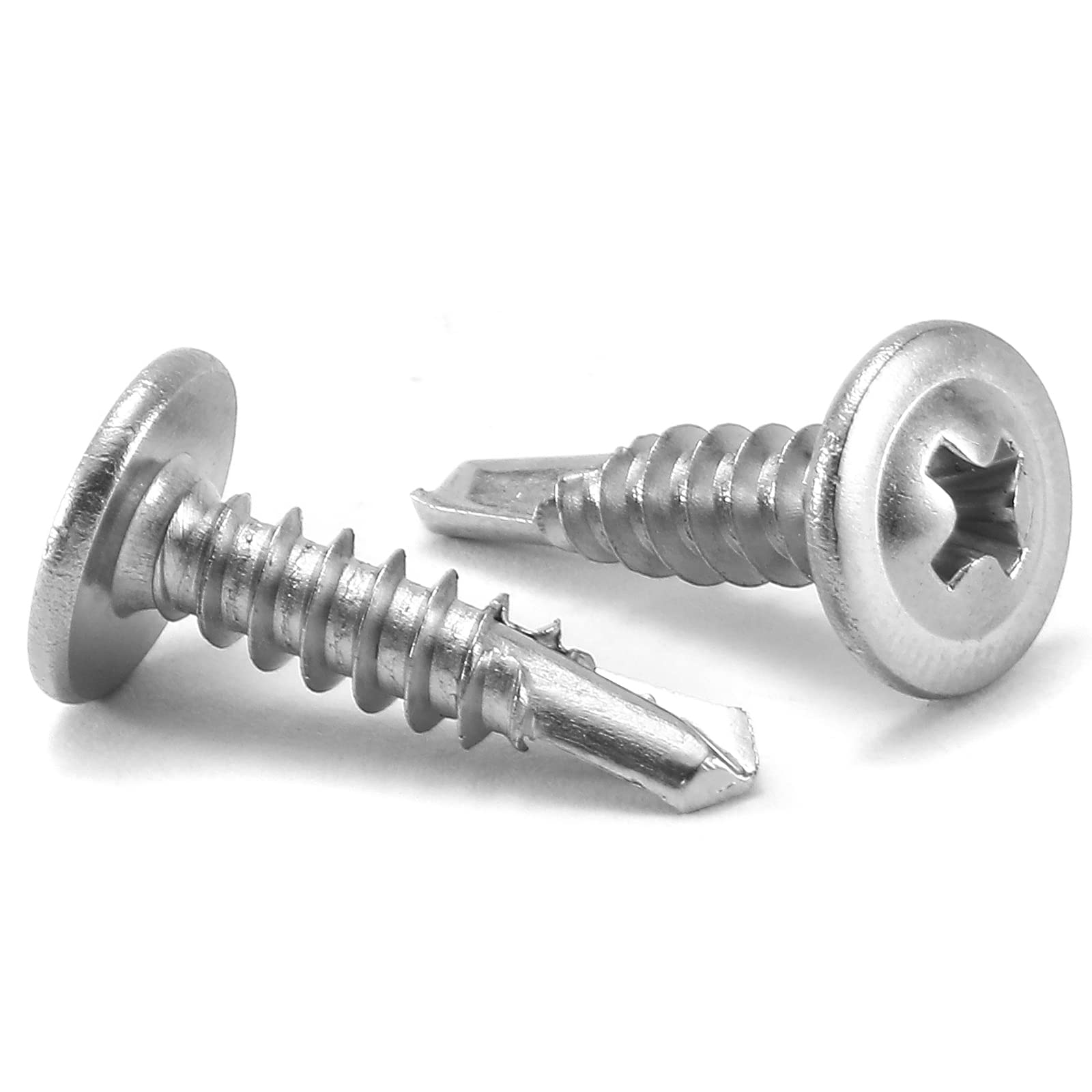 Photo 1 of #8 x 3/4" Sheet Metal Screws 100PCS 410 Stainless Steel Truss Head Fast Self Tapping Screws by SG TZH
