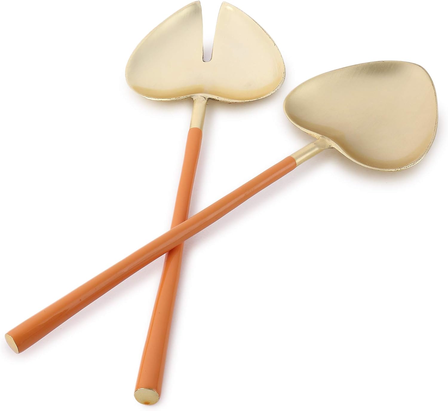 Salad Spoon/Fork 2Piece Salad Serving Set Artisan Handmade Hammered