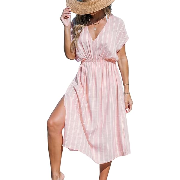9SEED Women's Lighthouse Beach Tier Maxi, White, M-L at