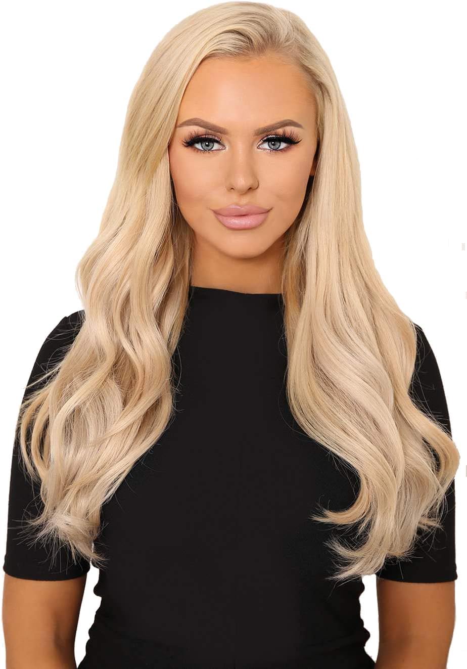 LullaBellz 1 Piece Remy Wonder Weft Human Hair Extensions (Raven)