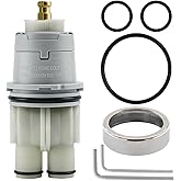 RP46074 Compatible with Delta 13/14 Series Bath Tub Shower Faucet Single Handle Universal Rough-in Valve Monitor Cartridge Repair Assembly Plumbing Parts with RP22734 Bonnet Nut