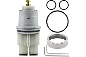 SXTRRDNARY RP46074 Compatible with Delta 13/14 Series Bath Tub Shower Faucet Single Handle Universal MultiChoice Rough-in Valve Monitor Cartridge Repair Assembly Plumbing Parts with RP22734 Bonnet Nut