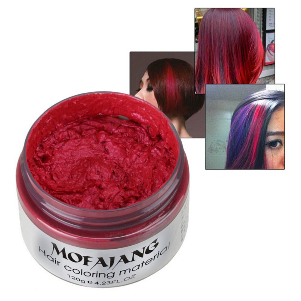 Amazon com 7 Colors  Hair  Wax  HUBEE Natural Dye  Hairstyle 
