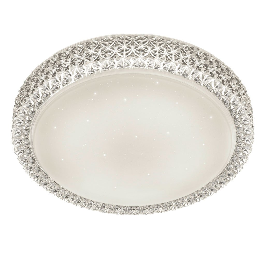 Reality Pegasus LED Ceiling Light, Dimmable, Starry Sky Effect, Diameter 40 cm 21 W, White, Metal