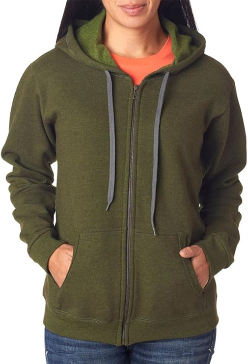 gildan women's zip hoodie